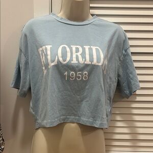 FREE/5$ Romwe Florida Crop Top